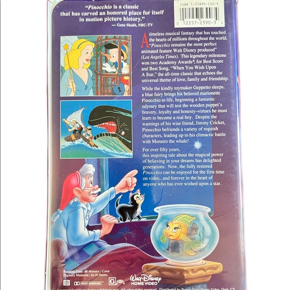 VHS - Pinocchio - Picture 2 of 3